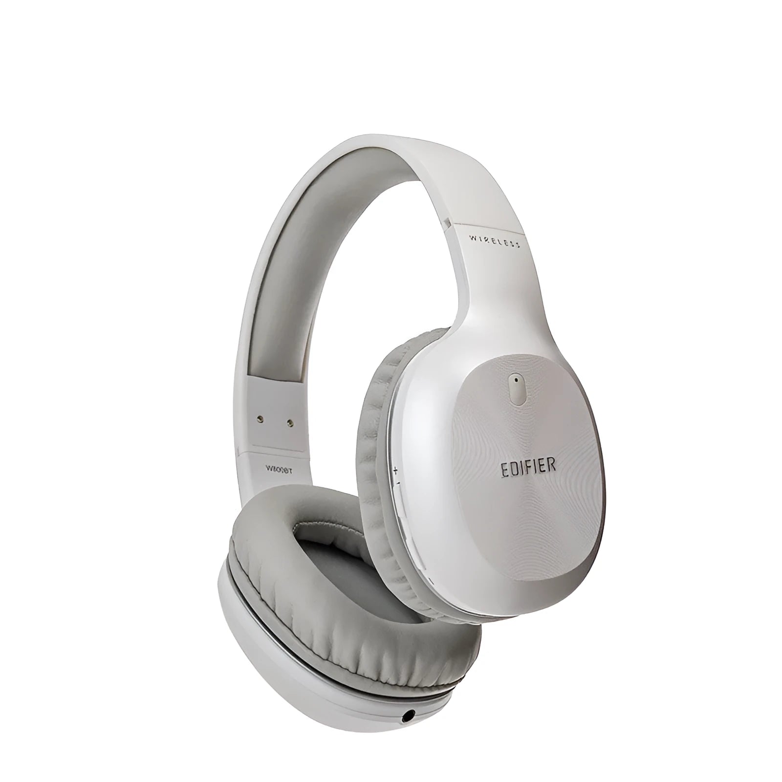 Black wireless Bluetooth sports headset with a detachable headband on a white background.