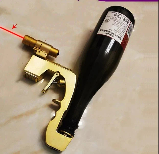 Champagne Spray Cannon - A versatile wine accessory that transforms any champagne bottle into a sparkling celebration with adjustable pressure control.