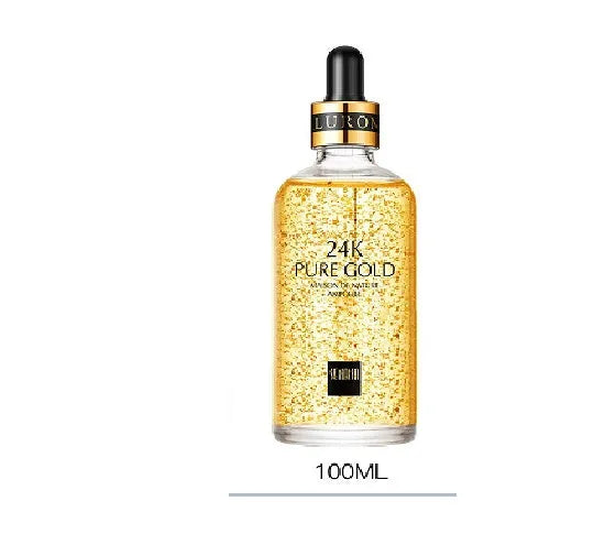 24K gold nicotinamide anti-ageing face serum gel in 15ml, 50ml and 100ml sizes