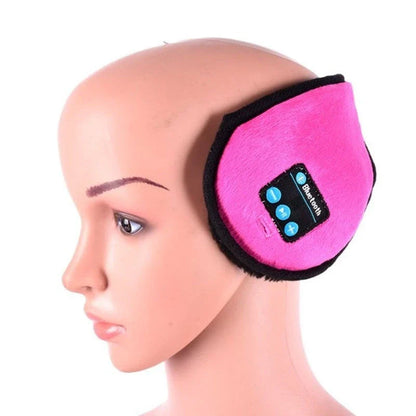 Comfortable Bluetooth Earmuffs with Built-in Microphone for Hands-Free Calls in Cold UK Weather