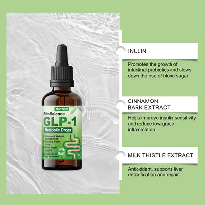 30ml bottle of Balanced Intestinal Dietary Supplements liquid with a dropper.