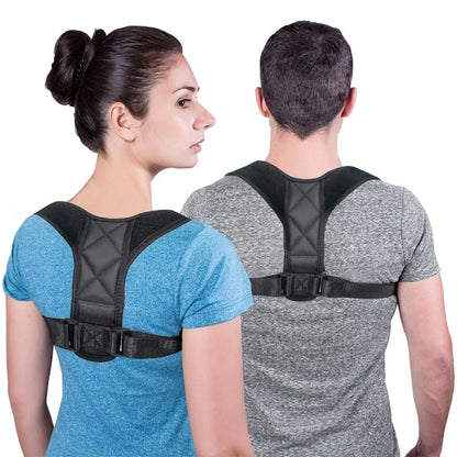 Children's medical posture corrector with reinforced nylon and PU leather for durable support