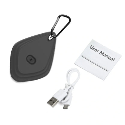 USB Rechargeable Ultrasonic Mosquito Repeller with hook for outdoor hanging