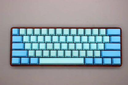 Poker keycap set for 60% mechanical keyboard with wired PS/2 black interface and five colour options