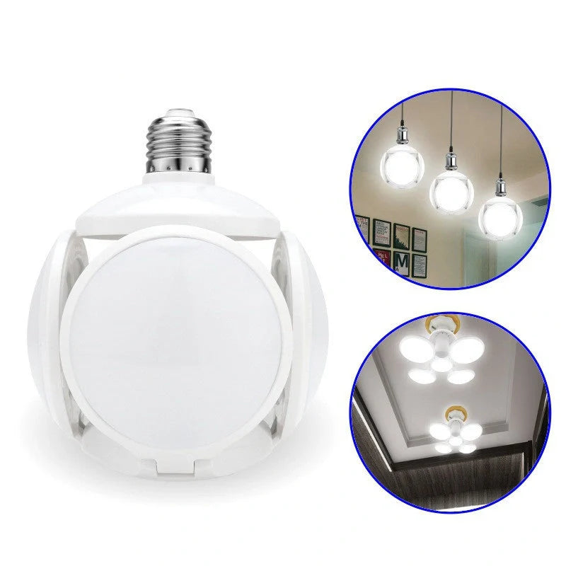 Foldable Leaf Light Football LED Light with cold and warm white options