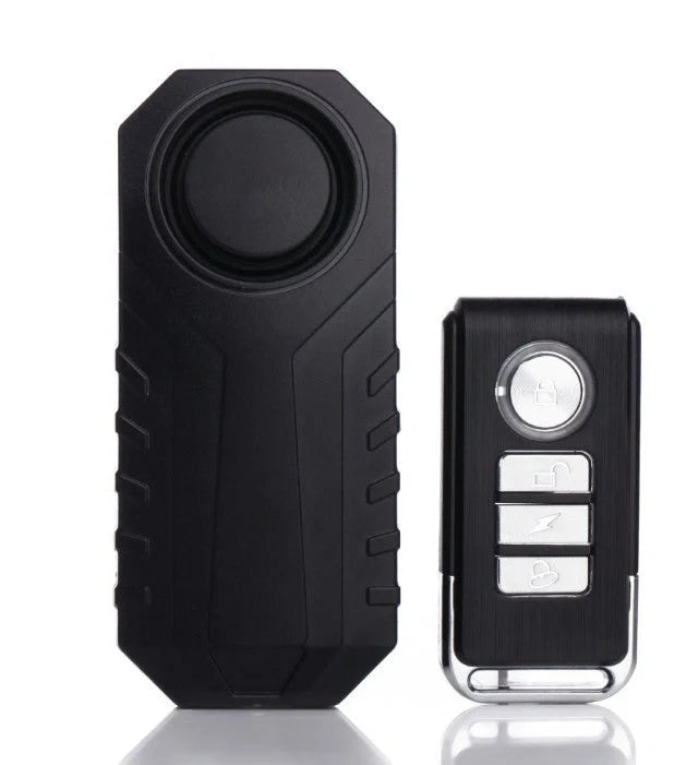 Electric vehicle remote alarm with black PC case and installation accessories