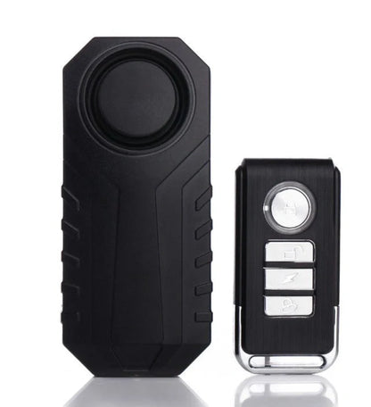 Electric vehicle remote alarm with black PC case and installation accessories