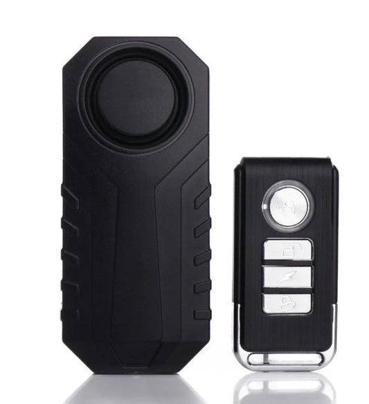 Electric vehicle remote alarm with black PC case and installation accessories