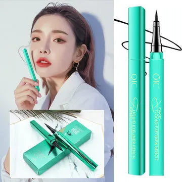 Beginners eye liner in jade green, 1g, with long-lasting makeup effect and warm water removable formula