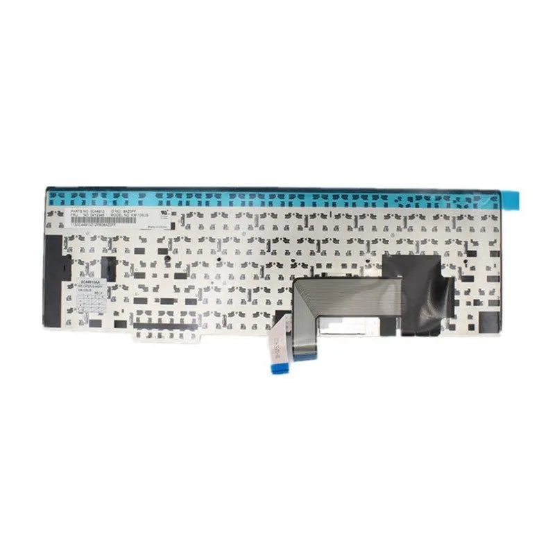 Black USB wired keyboard compatible with Lenovo ThinkPad E531, W541, T550, W550, and W550s laptops