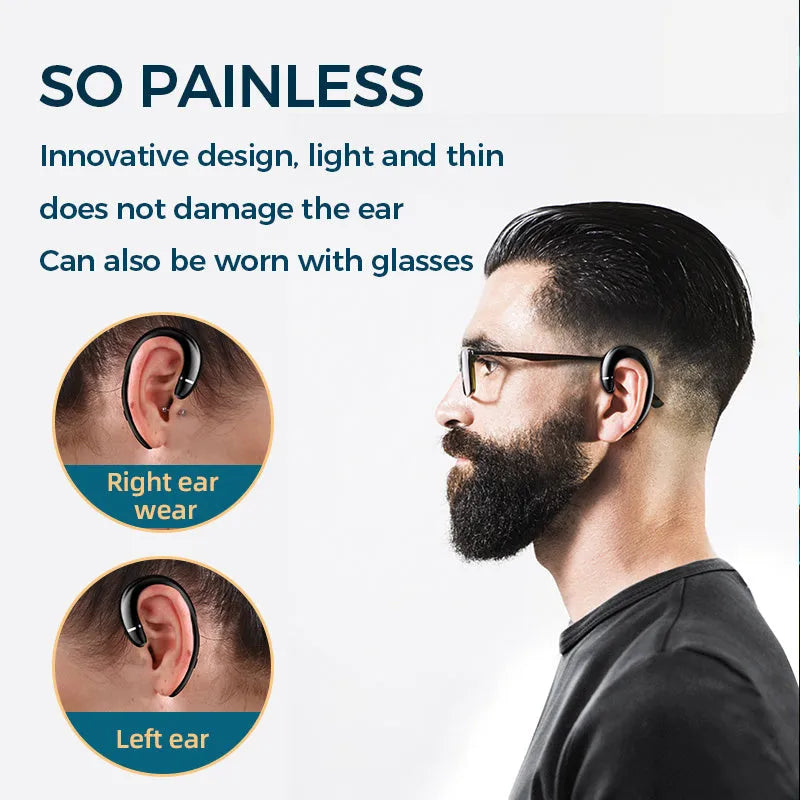 Bluetooth 5.0 headset in black, red or white with 72-hour call and music time and 1500mAh battery.
