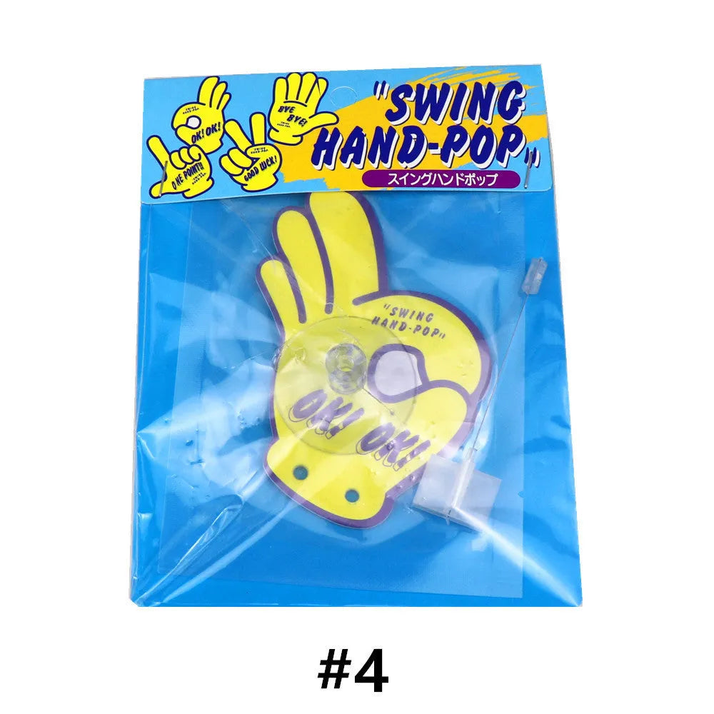 Swing hand cartoon aromatherapy pendant with jasmine green tea fragrance in multiple colour options