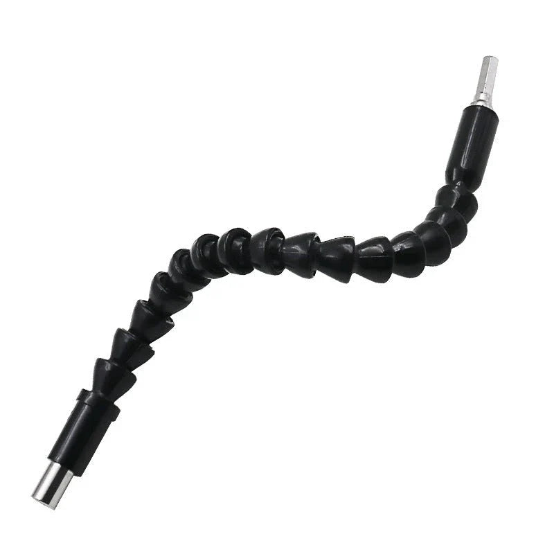 Flexible Cobra Shaft, a versatile power tool accessory that can be bent to access tight spaces for DIY projects, home repairs, and maintenance tasks.