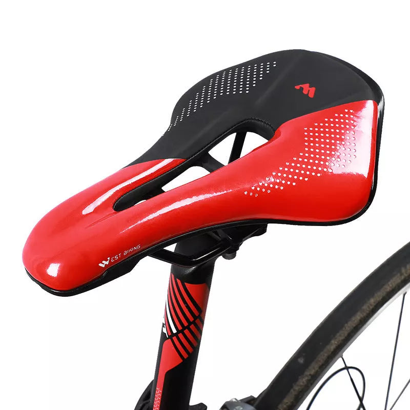 Universal bicycle seat with hollow design for mountain and road bikes