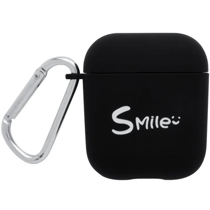 Black and Pink hard PC plastic covers for AirPods cases with decorative patterns.