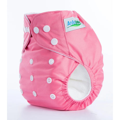 Solid colour leak-proof baby diaper pants with brushed cloth and bamboo charcoal lining, 36.5 x 32.5 cm