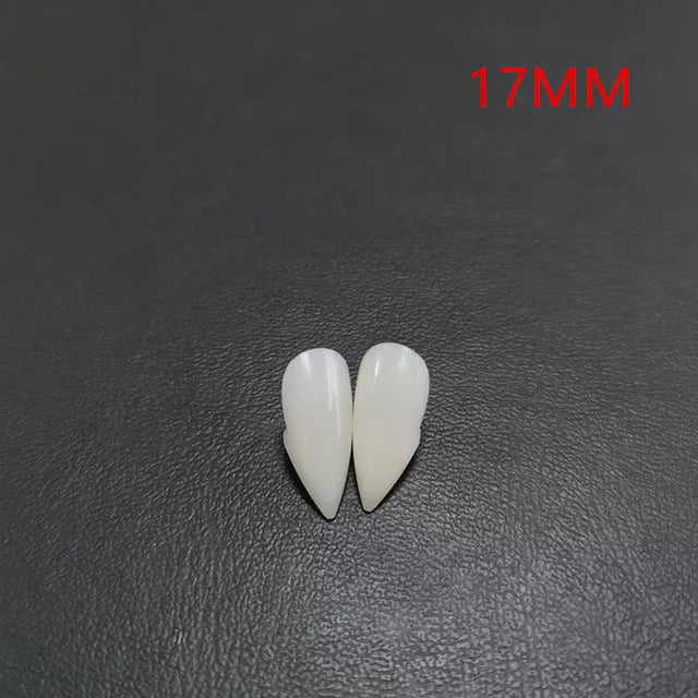 Adjustable Halloween Vampire Zombie Dentures for a spooky custom fit
