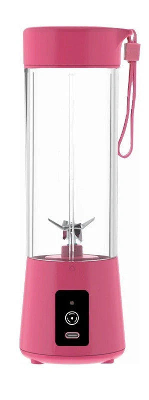 Portable electric juicer with stainless steel blade in various colors