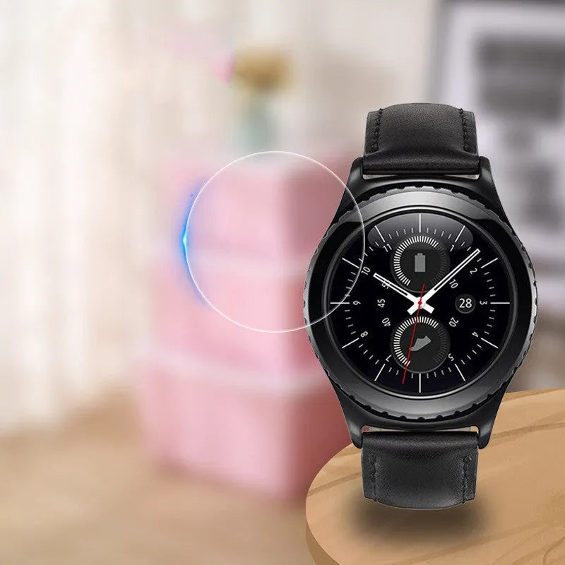 Galaxy Watch Active full screen tempered glass screen protector film for Samsung Galaxy Watch Active watches, transparent high-definition front screen protector with anti-fingerprint and anti-scratch features, machined from durable tempered glass