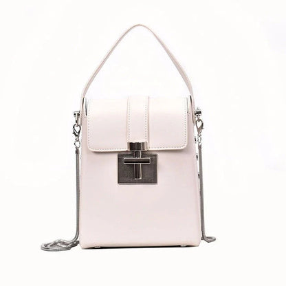 Horizontal square wild shoulder chain bag for women with zipper pocket