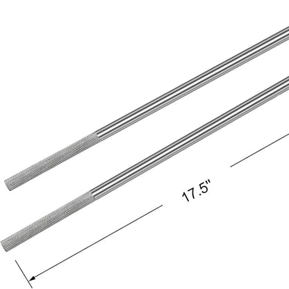White steel garage door rollers and handle winding strips set for garage door repair