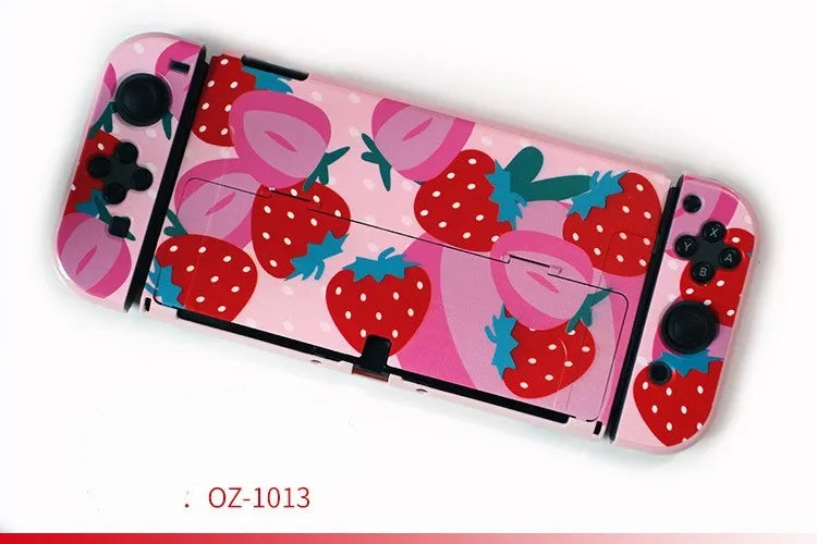 Nintendo Switch OLED hard protective case with PC crystal shell and cartoon pattern options