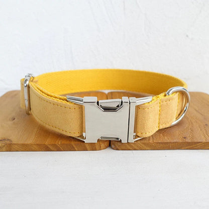 Nala durable polyester dog collar and leash set in vibrant colours