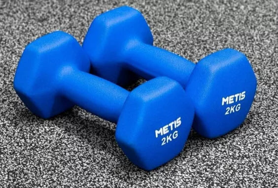 Yiling Hexagonal Household Dumbbells in various colours and weights