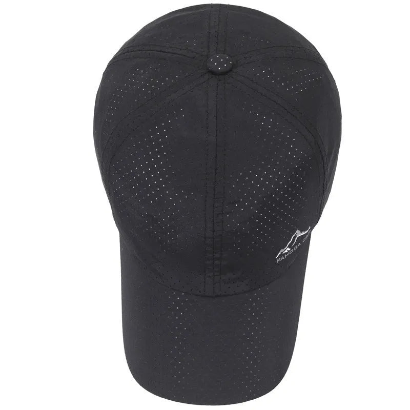 Korean style adjustable baseball cap in dome crown design with polyester fabric