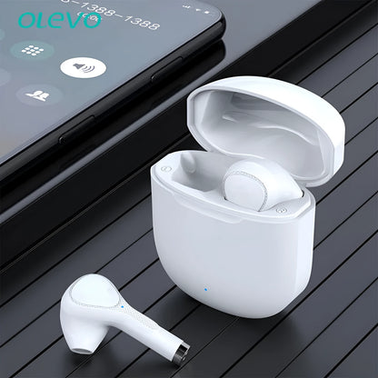 White true wireless Bluetooth 5.0 in-ear sports headset with charging box and Type-C interface
