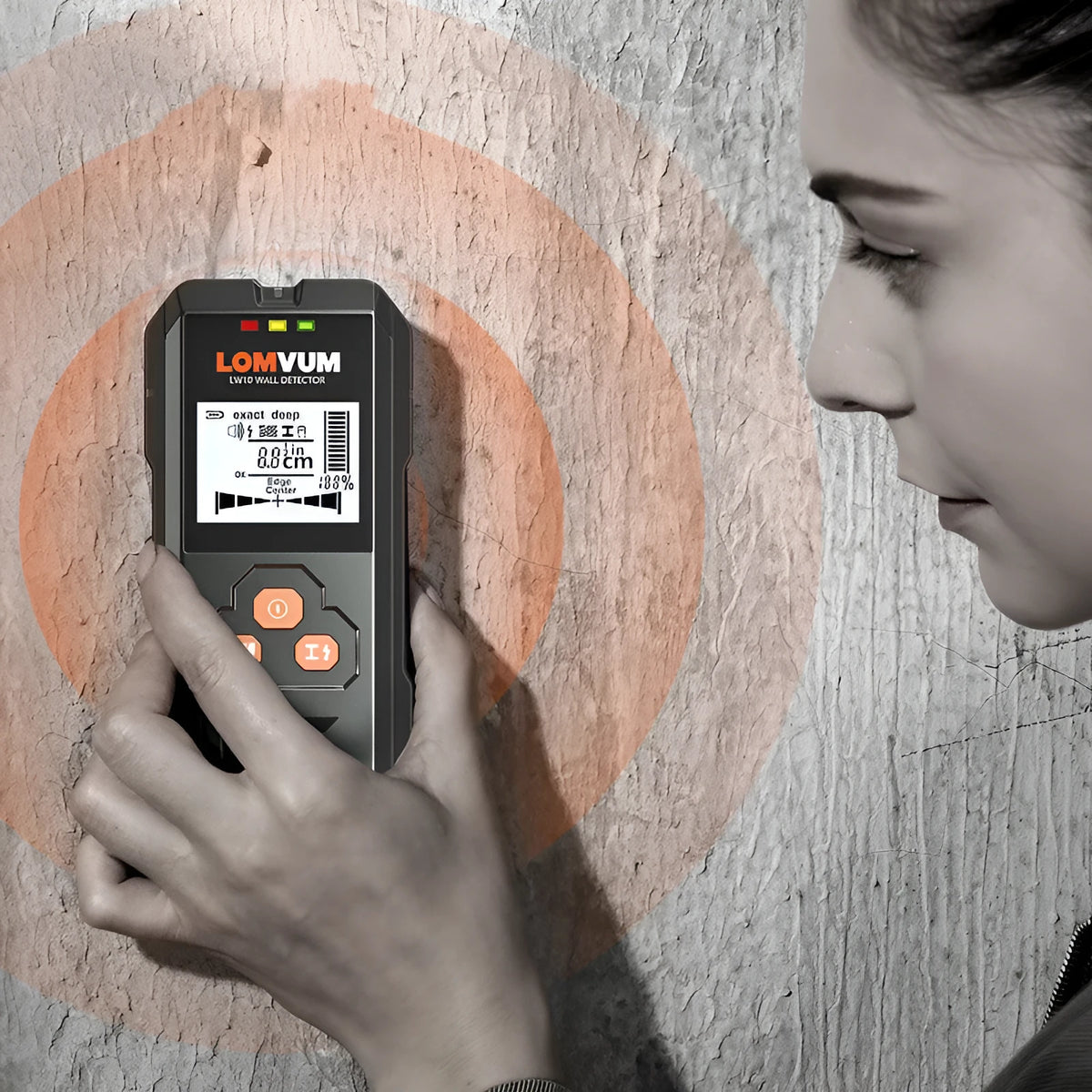 Multifunctional wall detector tool for locating hidden wires, pipes and studs behind walls