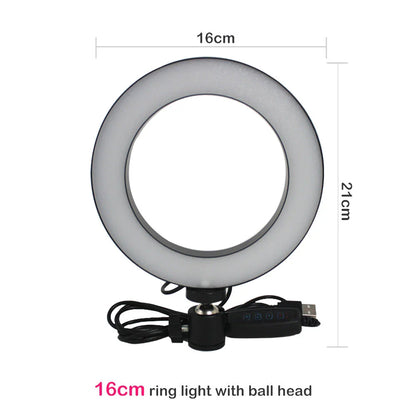Adjustable tripod and ring light set with accessories for Apple device photography and videography