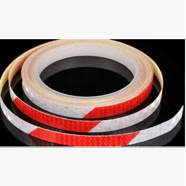 Reflective and luminous safety stickers for bicycles, cars, and motorcycles in multiple colours