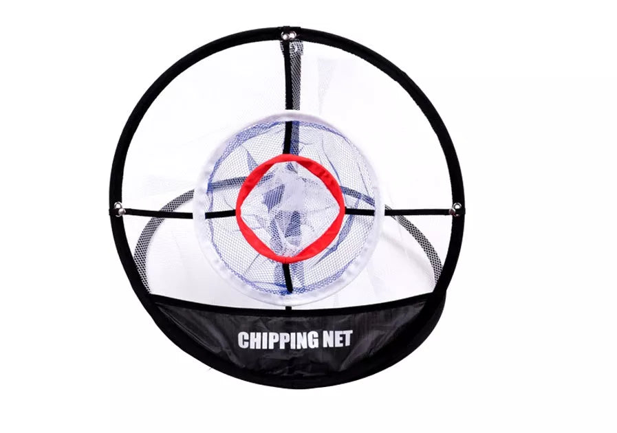 UP Indoor Outdoor Chipping Pitching Training Net in white, showing pop-up design