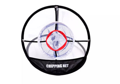 UP Indoor Outdoor Chipping Pitching Training Net in white, showing pop-up design
