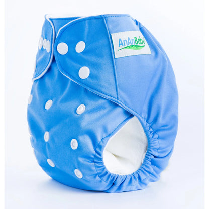 Solid colour leak-proof baby diaper pants with brushed cloth and bamboo charcoal lining, 36.5 x 32.5 cm