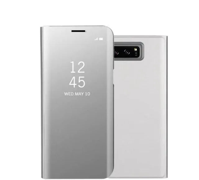 Samsung Galaxy A50 phone case with built-in stand and mirror in six colour options