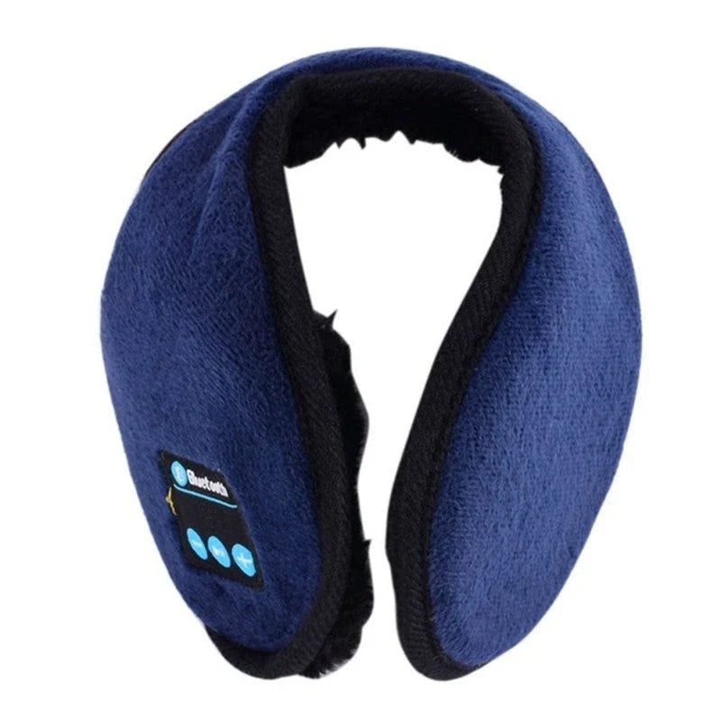Comfortable Bluetooth Earmuffs with Built-in Microphone for Hands-Free Calls in Cold UK Weather
