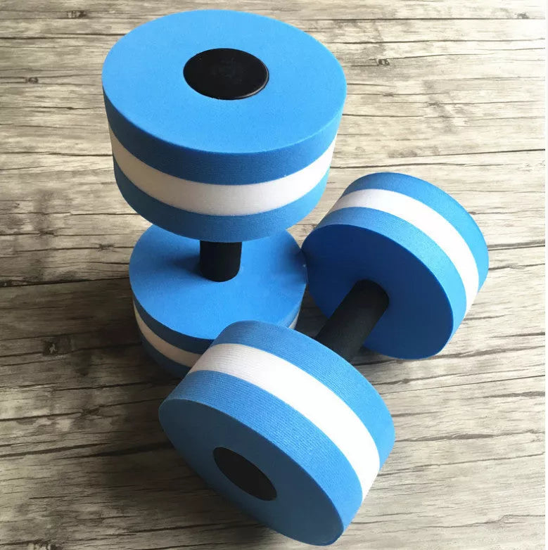 Colourful EVA water aerobics dumbbells for fitness and swimming
