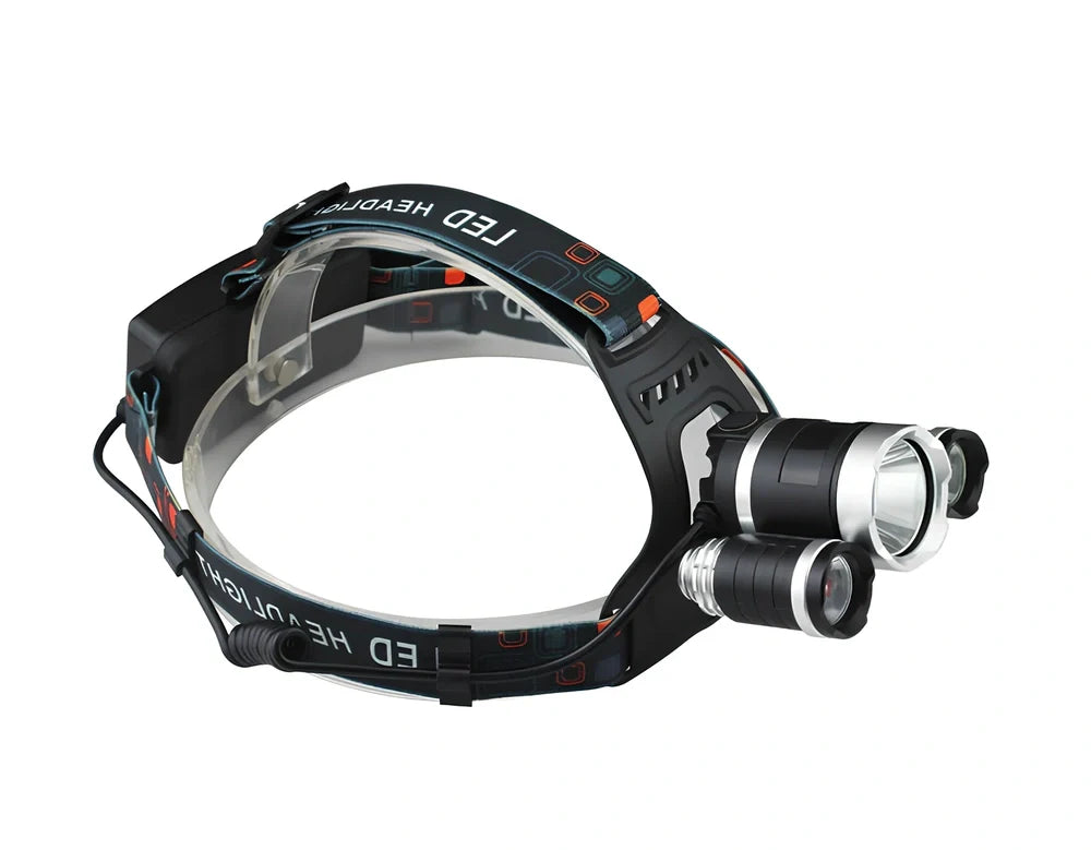 Camping light with 5800mAh battery and 20W LED output for outdoor illumination