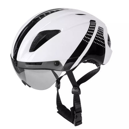 Mountain Bike Road Bike Helmet with removable magnetic goggles and 11 wind holes