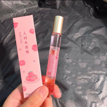 12ml glass rollerball essential oil fragrance bottle with Pure Gardenia label, featuring metal applicator for subtle scent application