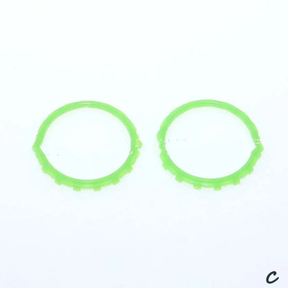 PS5 controller decorative ring in ten colour options including blue, green, pink, purple, red, and yellow