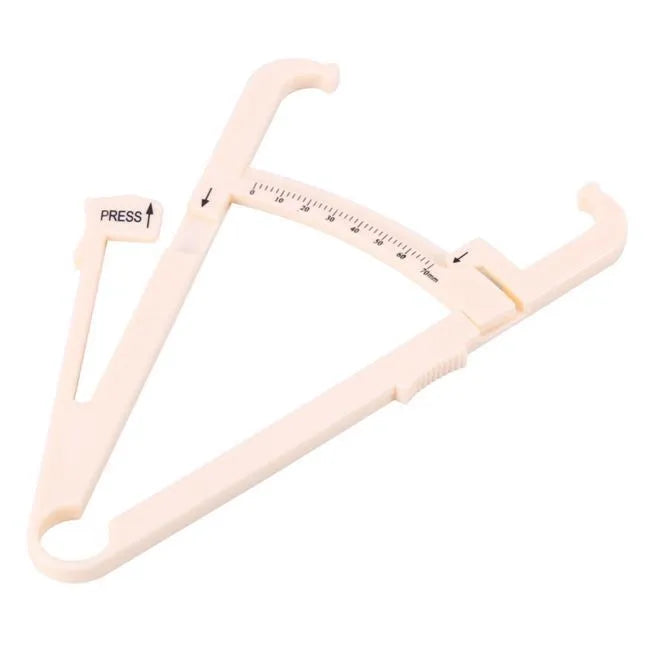 Acrylic fat caliper for body fat measurement with 200mm range