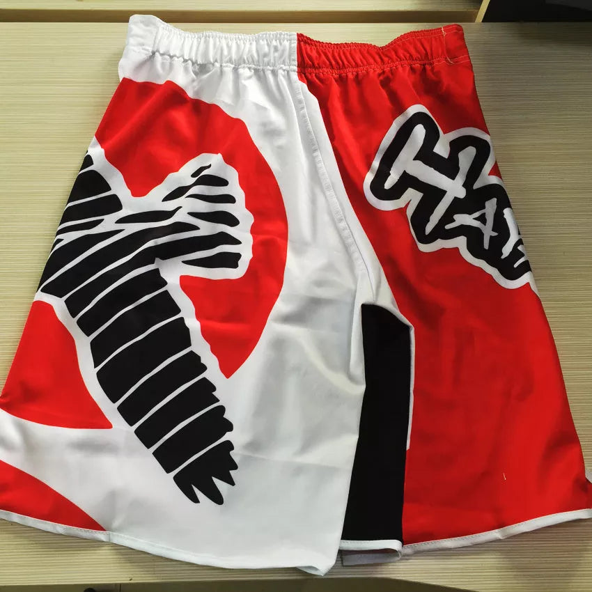Free kick fighting training loose shorts in Lycra fabric for athletes