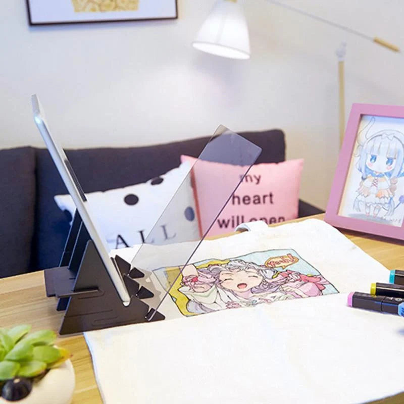 ABS Material Painting Tracing Board for artists and hobbyists, 22.5 x 15.6cm
