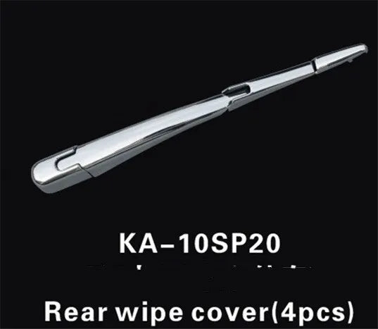 Hyundai rear wiper cover trim replacement strips in ABS plastic for 2010 models