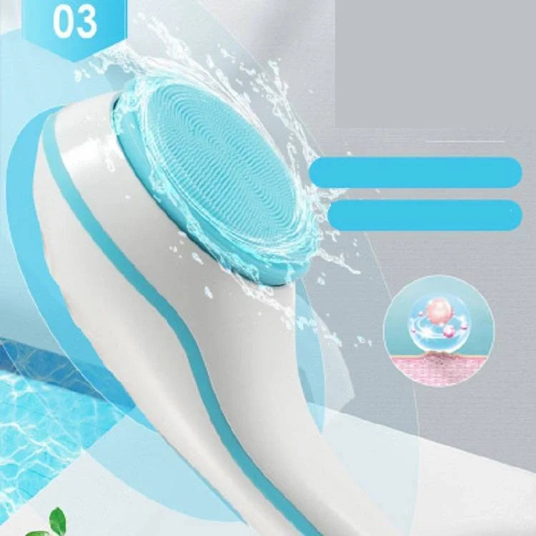 5-in-1 Electric Bath Brush with rechargeable battery and five interchangeable heads