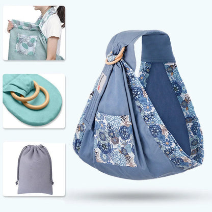 Adjustable baby wrap carrier sling in various colors for comfortable infant carrying