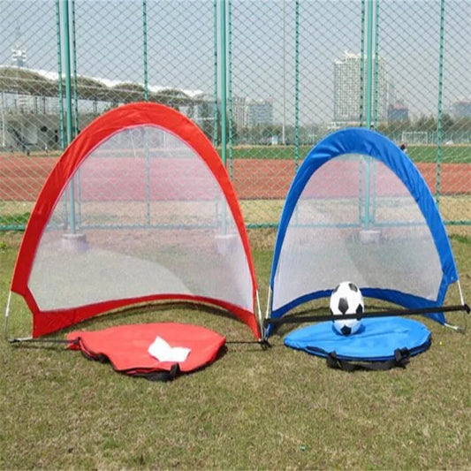 Foldable Football Net Goal Gate for soccer practice in vibrant colours
